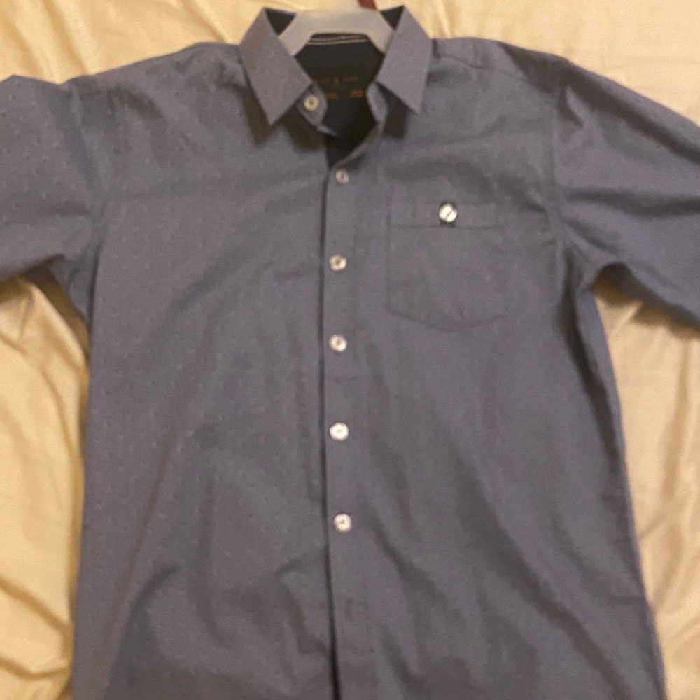Men's Blue Dress Shirt
